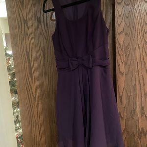 Forever 21 plum bow dress